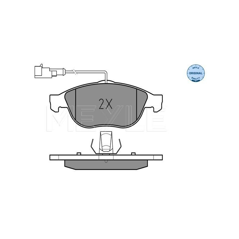 Pastiglie freno asse anteriore - MEYLE