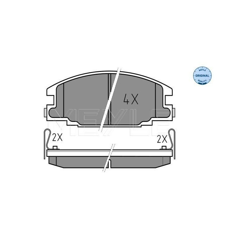 Pastiglie freno asse anteriore - MEYLE