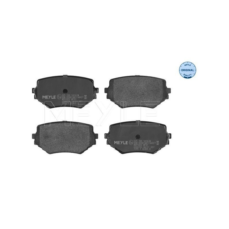 Pastiglie freno asse anteriore - MEYLE