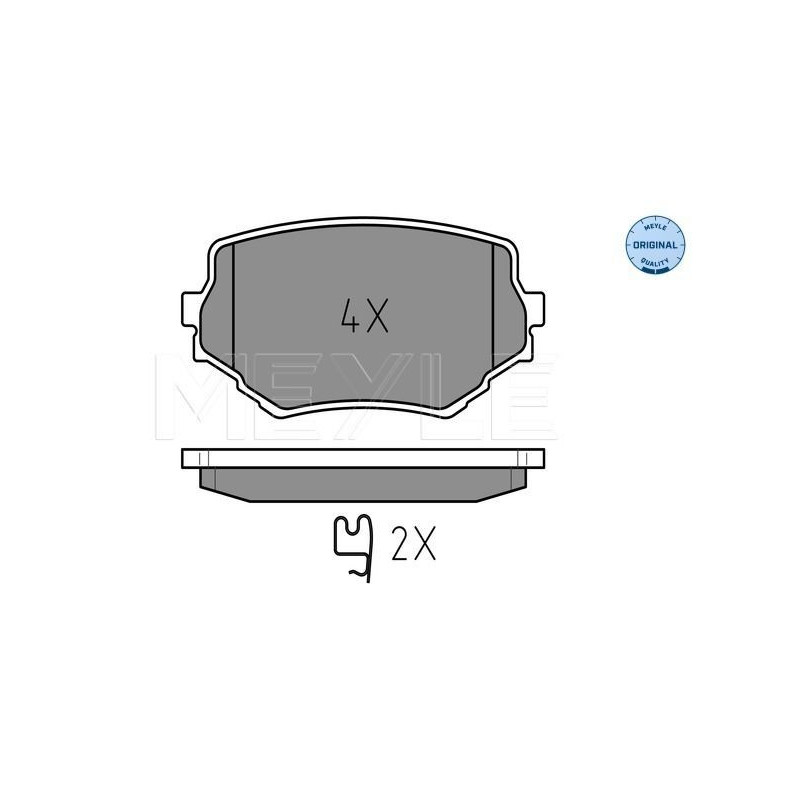 Pastiglie freno asse anteriore - MEYLE