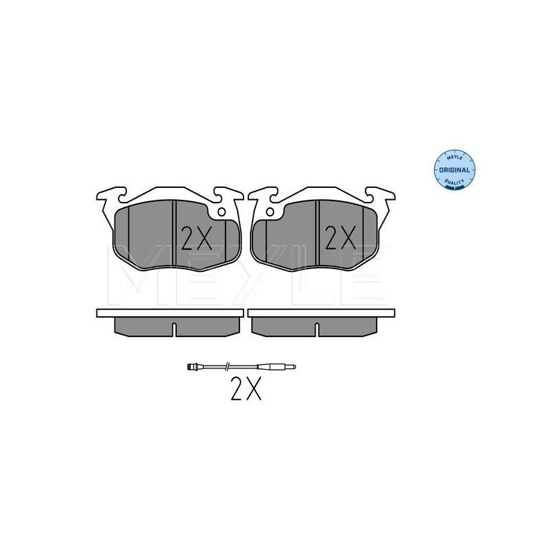 Pastiglie freno asse anteriore - MEYLE