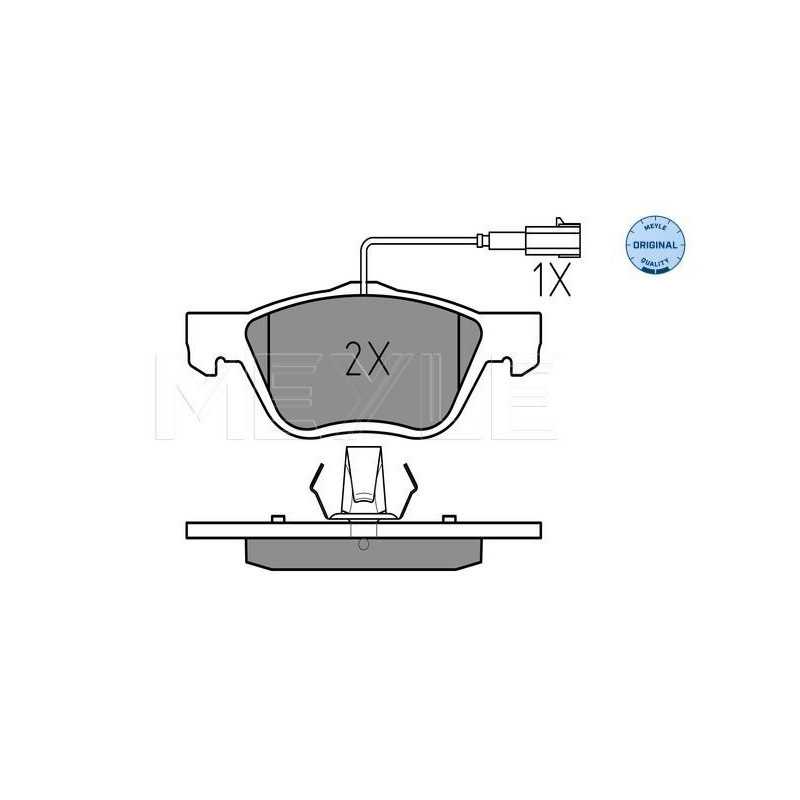 Pastiglie freno asse anteriore - MEYLE