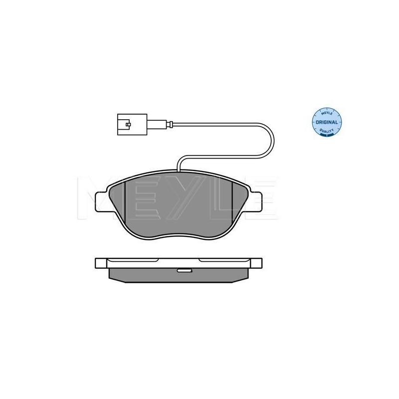 Pastiglie freno asse anteriore - MEYLE