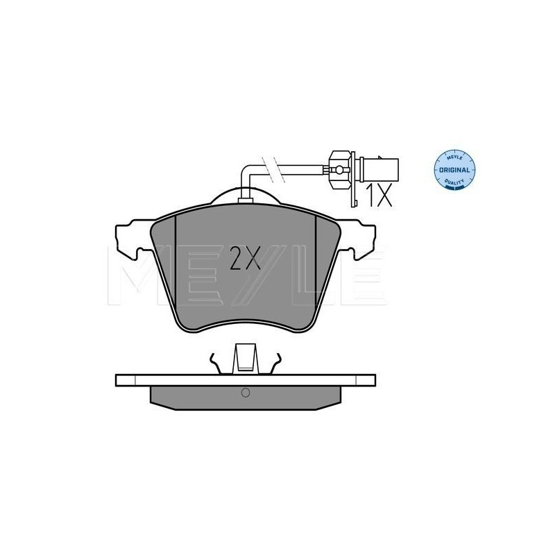 Pastiglie freno asse anteriore - MEYLE