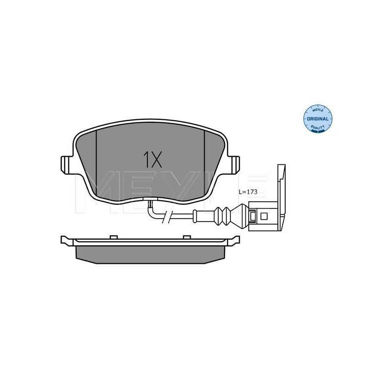 Pastiglie freno asse anteriore - MEYLE