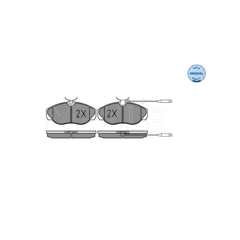 Pastiglie freno asse anteriore - MEYLE