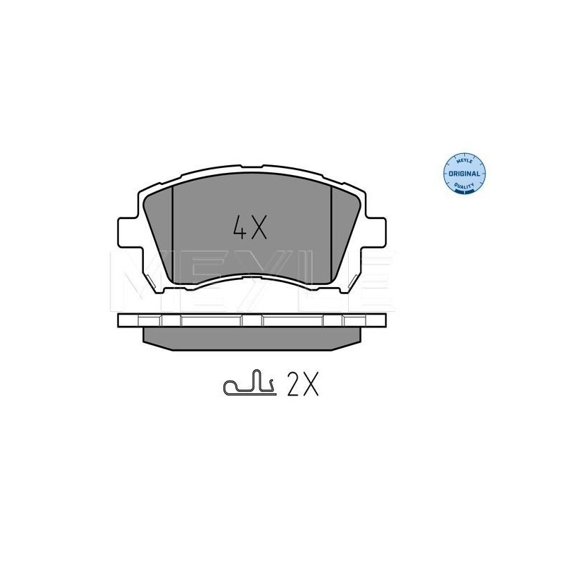 Pastiglie freno asse anteriore - MEYLE