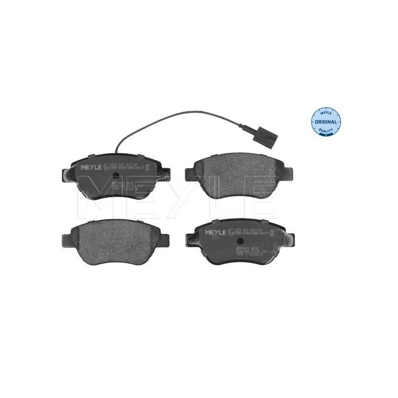 Pastiglie freno asse anteriore - MEYLE