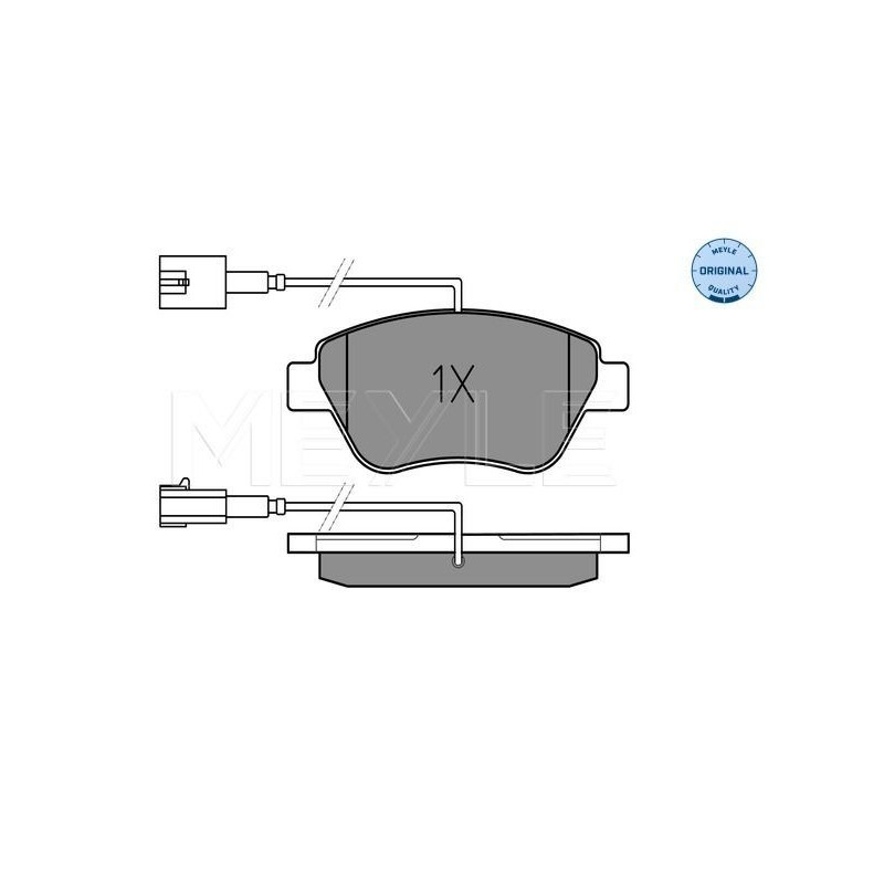 Pastiglie freno asse anteriore - MEYLE
