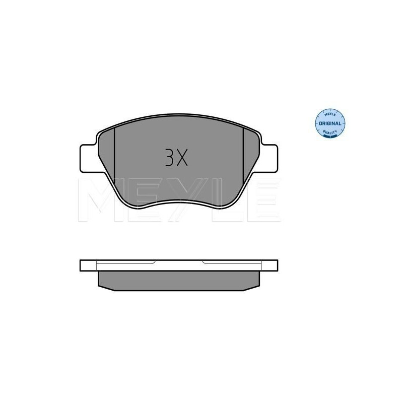 Pastiglie freno asse anteriore - MEYLE
