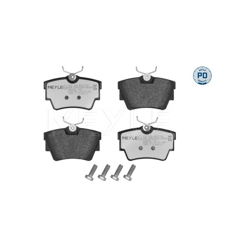 Pastiglie freno asse posteriore - MEYLE