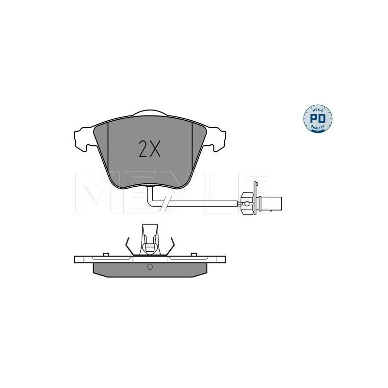 Pastiglie freno asse anteriore - MEYLE