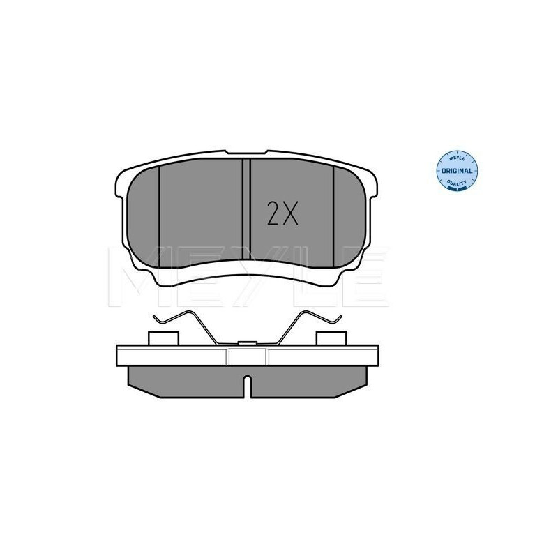 Pastiglie freno asse posteriore - MEYLE