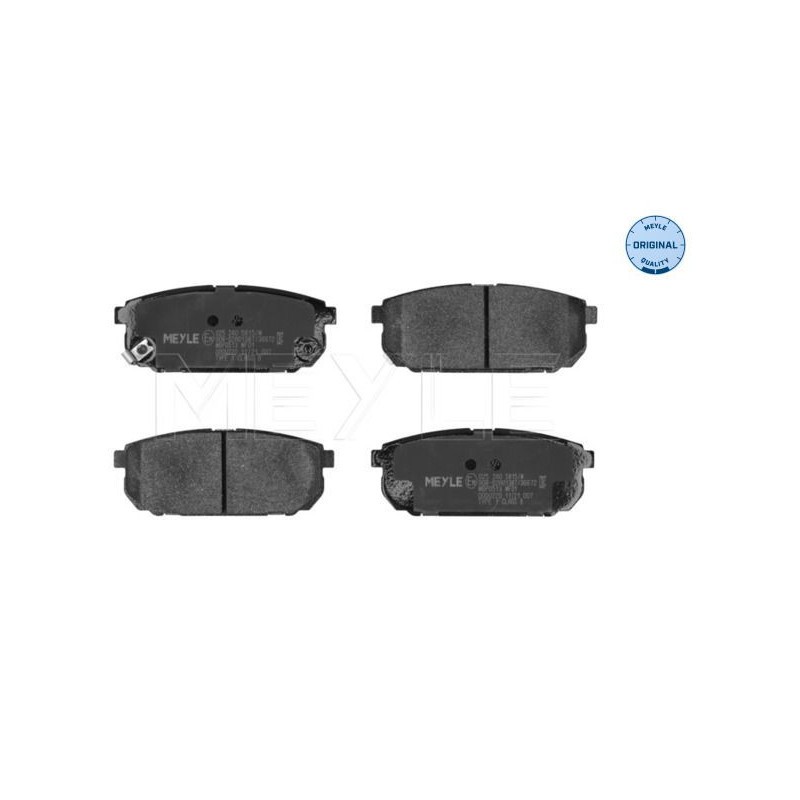 Pastiglie freno asse posteriore - MEYLE