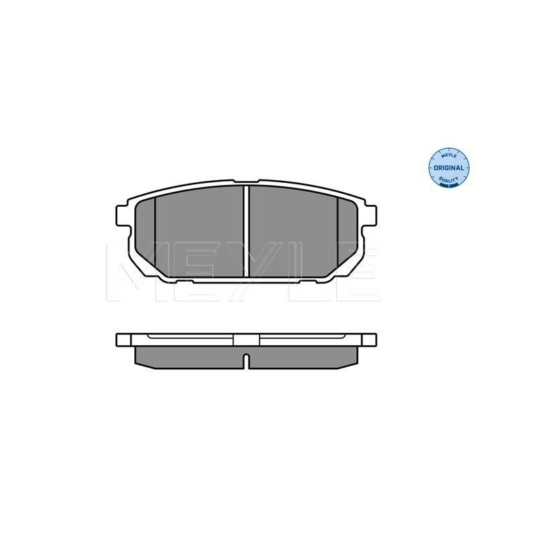 Pastiglie freno asse posteriore - MEYLE