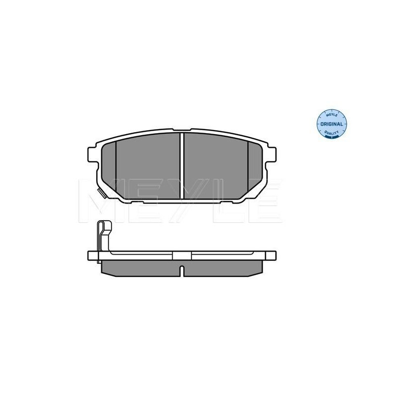 Pastiglie freno asse posteriore - MEYLE