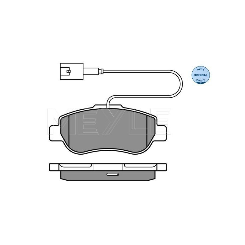 Pastiglie freno asse anteriore - MEYLE