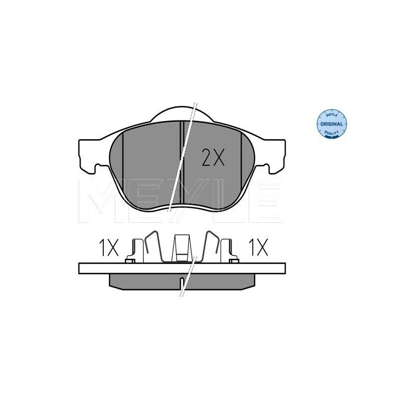 Pastiglie freno asse anteriore - MEYLE