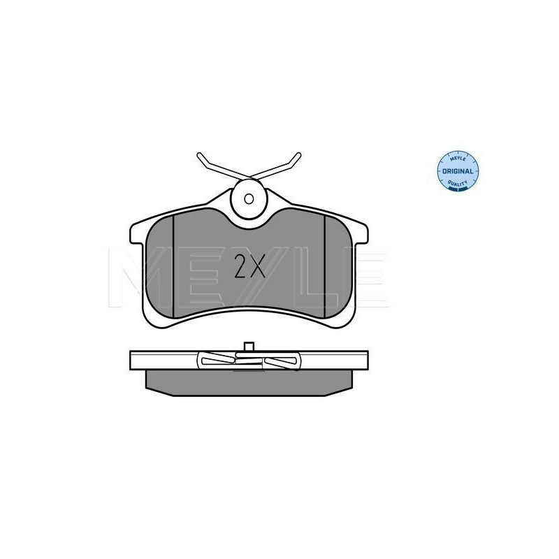 Pastiglie freno asse posteriore - MEYLE