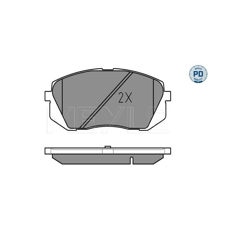 Pastiglie freno asse anteriore - MEYLE