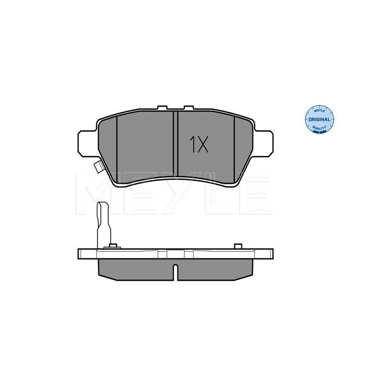 Pastiglie freno asse posteriore - MEYLE