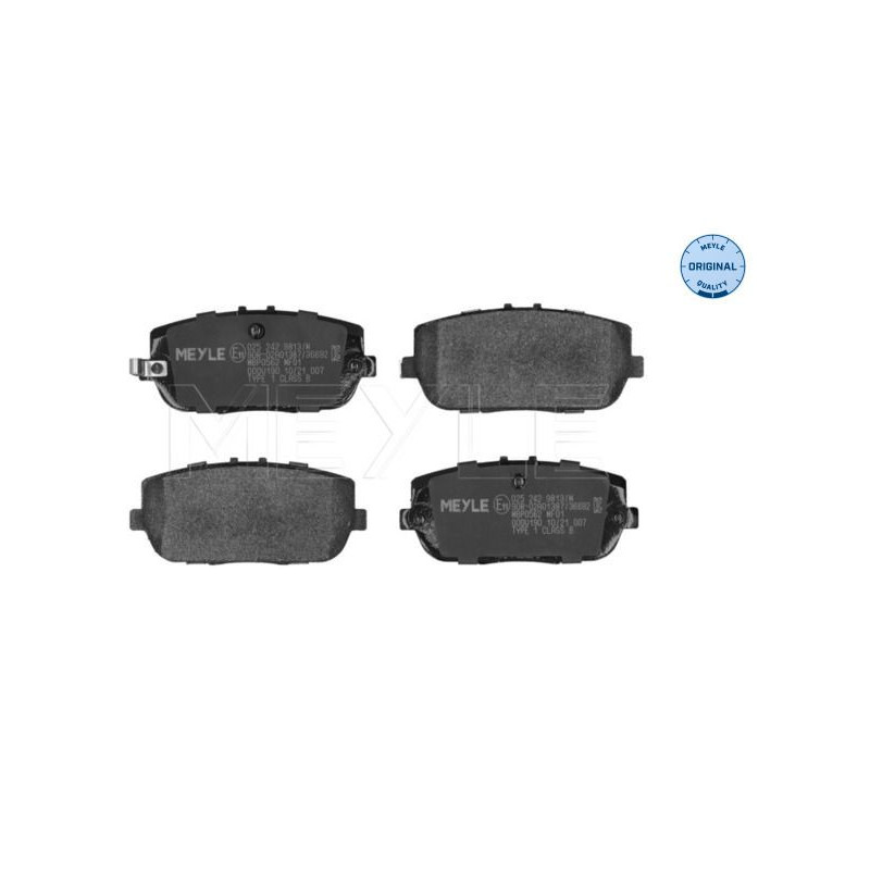 Pastiglie freno asse posteriore - MEYLE