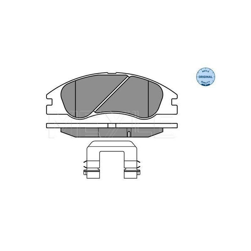Pastiglie freno asse anteriore - MEYLE