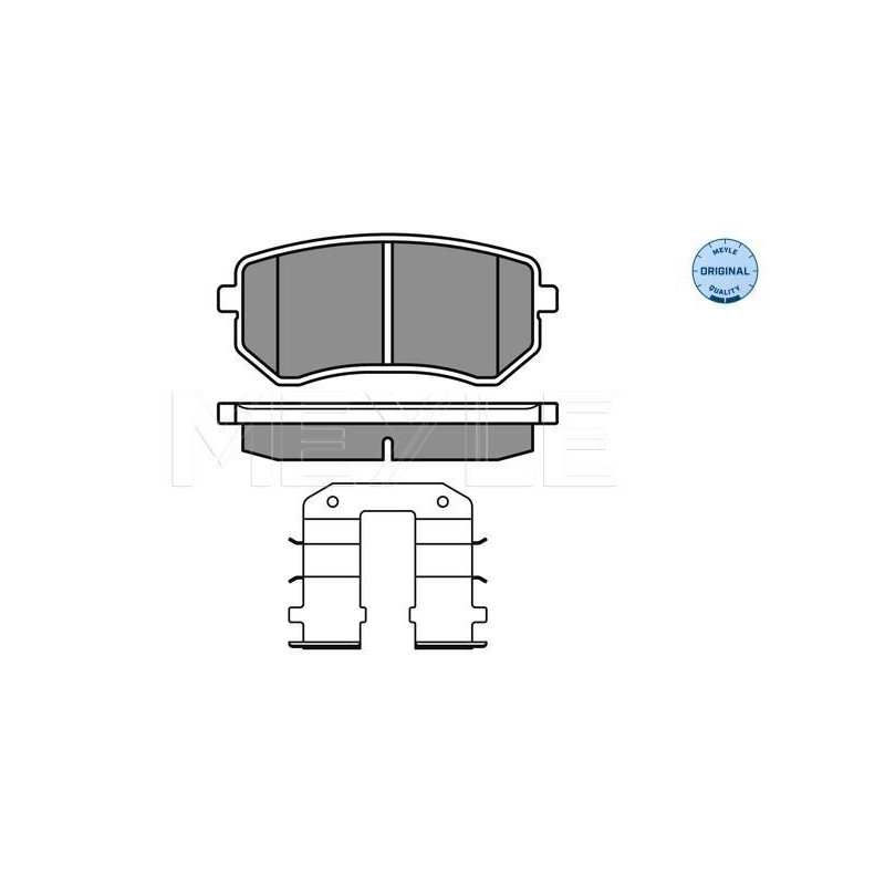 Pastiglie freno asse posteriore - MEYLE