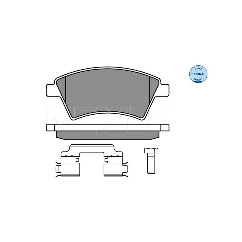 Pastiglie freno asse anteriore - MEYLE