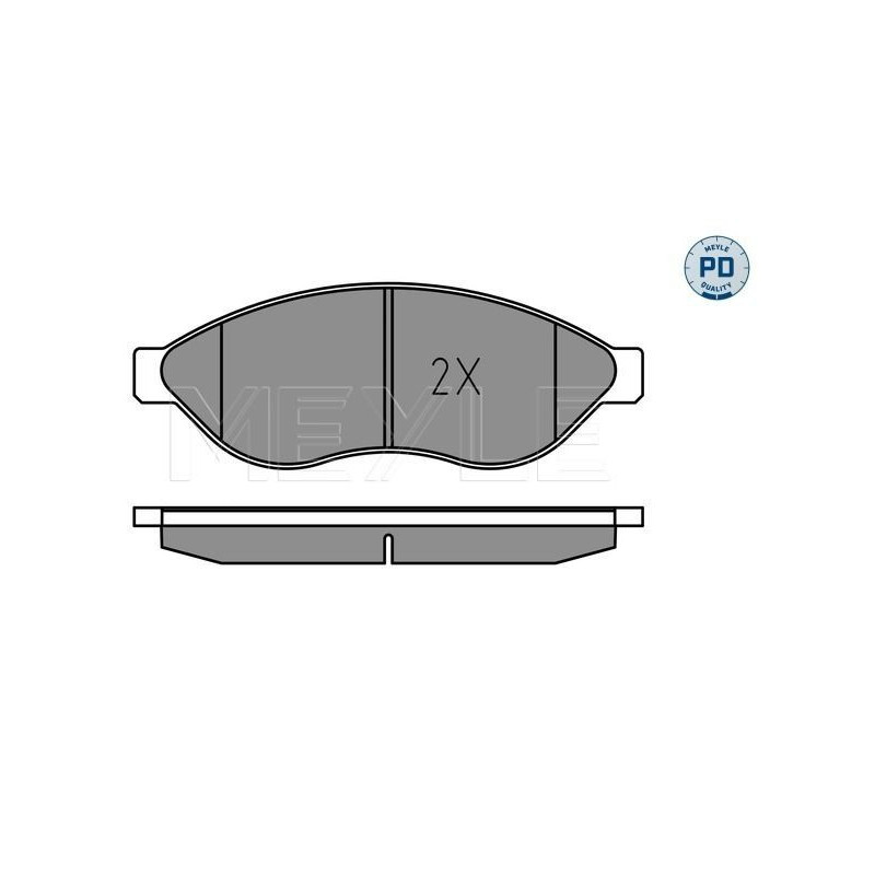 Pastiglie freno asse anteriore - MEYLE