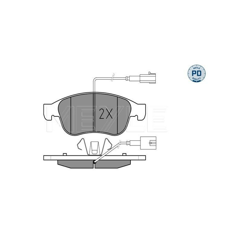 Pastiglie freno asse anteriore - MEYLE