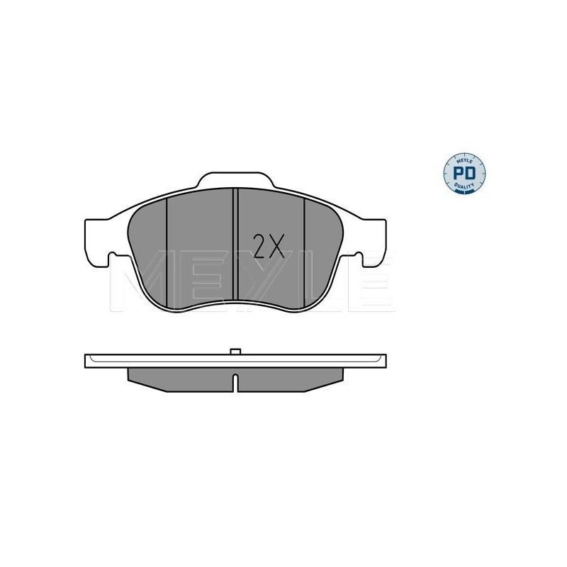 Pastiglie freno asse anteriore - MEYLE