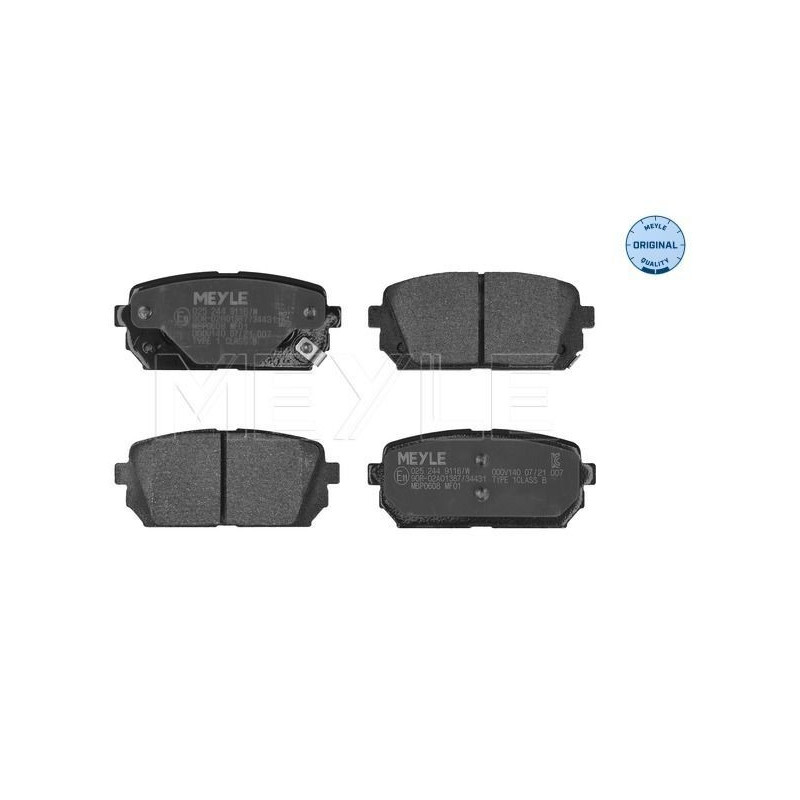 Pastiglie freno asse posteriore - MEYLE