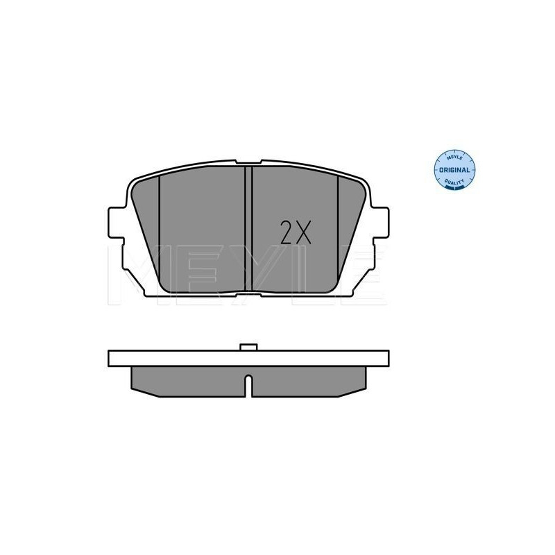 Pastiglie freno asse posteriore - MEYLE