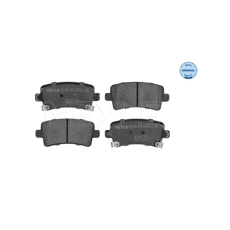 Pastiglie freno asse posteriore - MEYLE