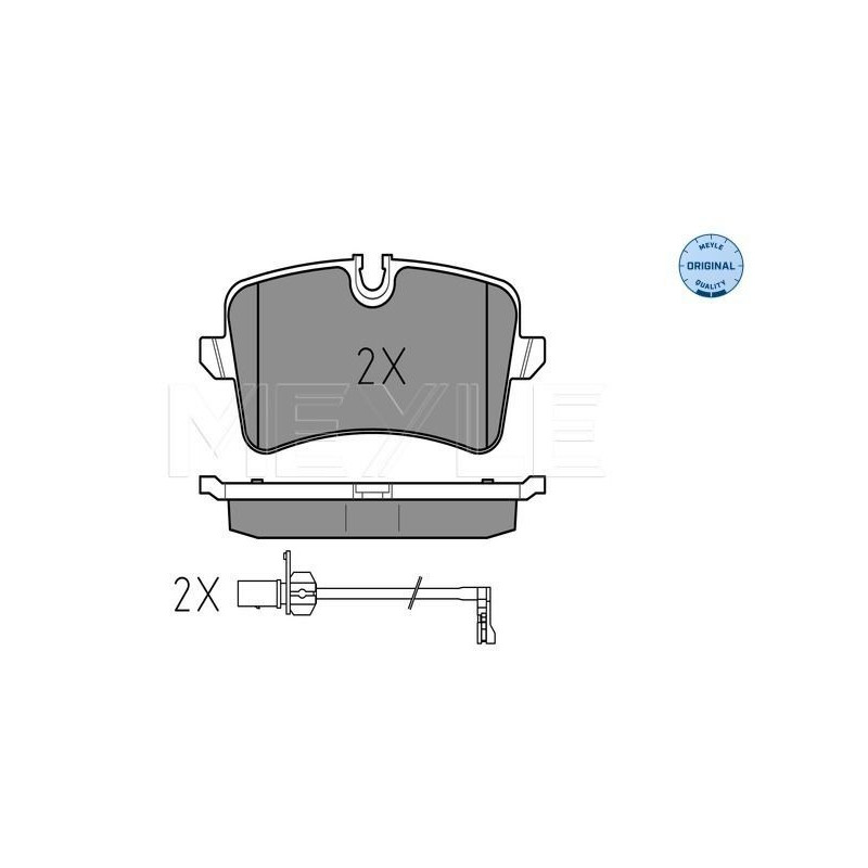 Pastiglie freno asse posteriore - MEYLE