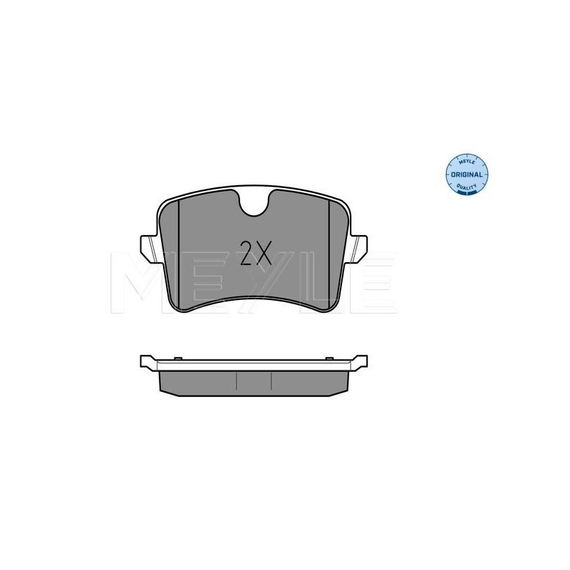 Pastiglie freno asse posteriore - MEYLE