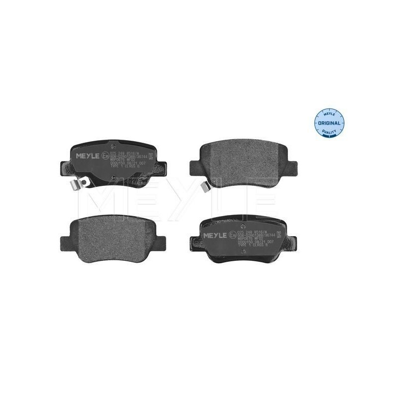 Pastiglie freno asse posteriore - MEYLE