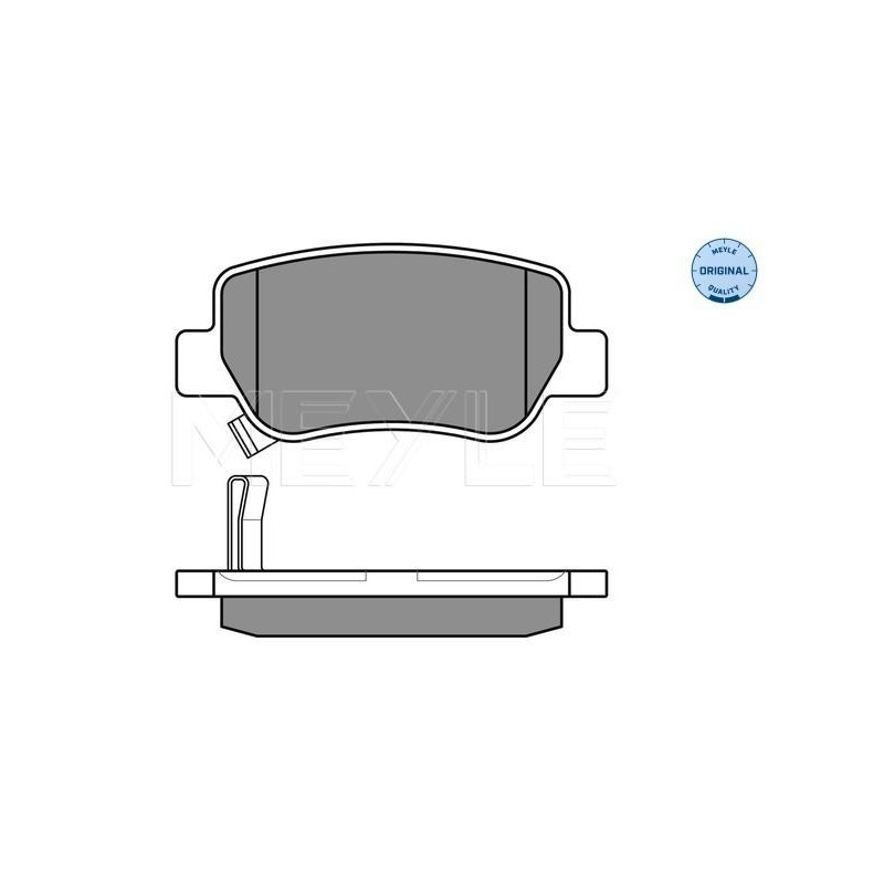 Pastiglie freno asse posteriore - MEYLE
