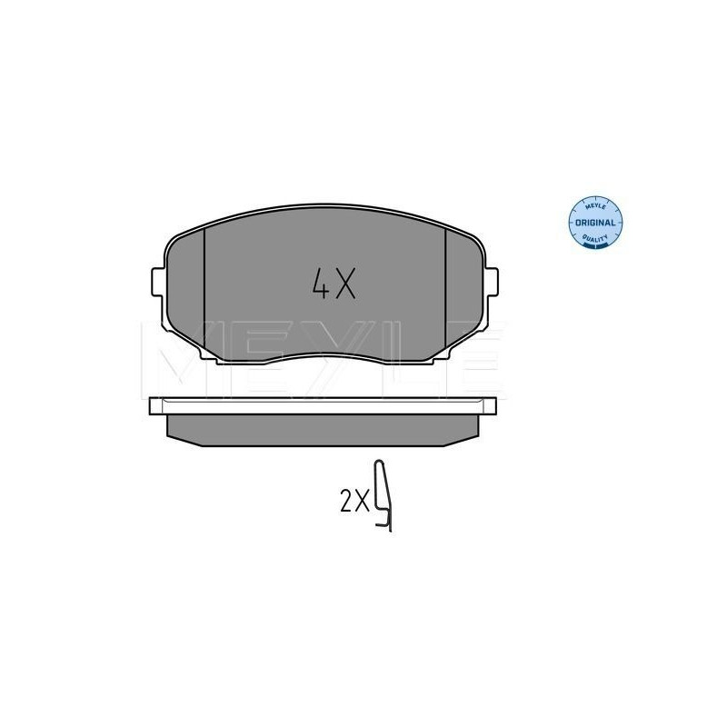 Pastiglie freno asse anteriore - MEYLE