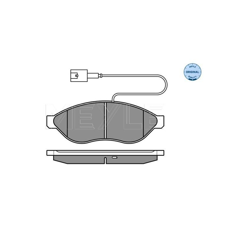 Pastiglie freno asse anteriore - MEYLE