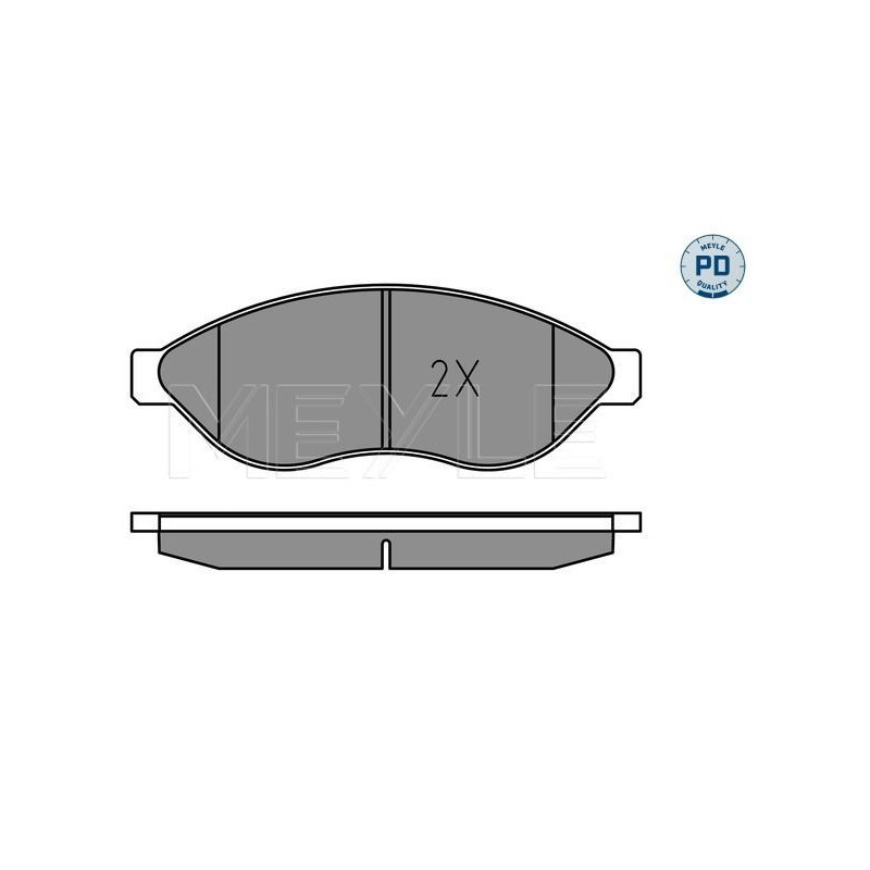 Pastiglie freno asse anteriore - MEYLE