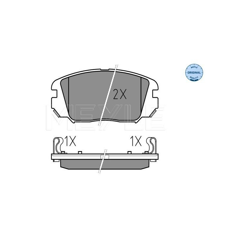 Pastiglie freno asse anteriore - MEYLE