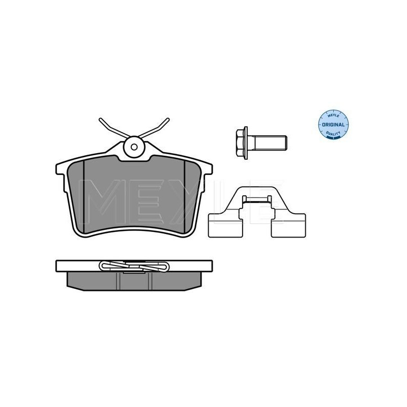 Pastiglie freno asse posteriore - MEYLE