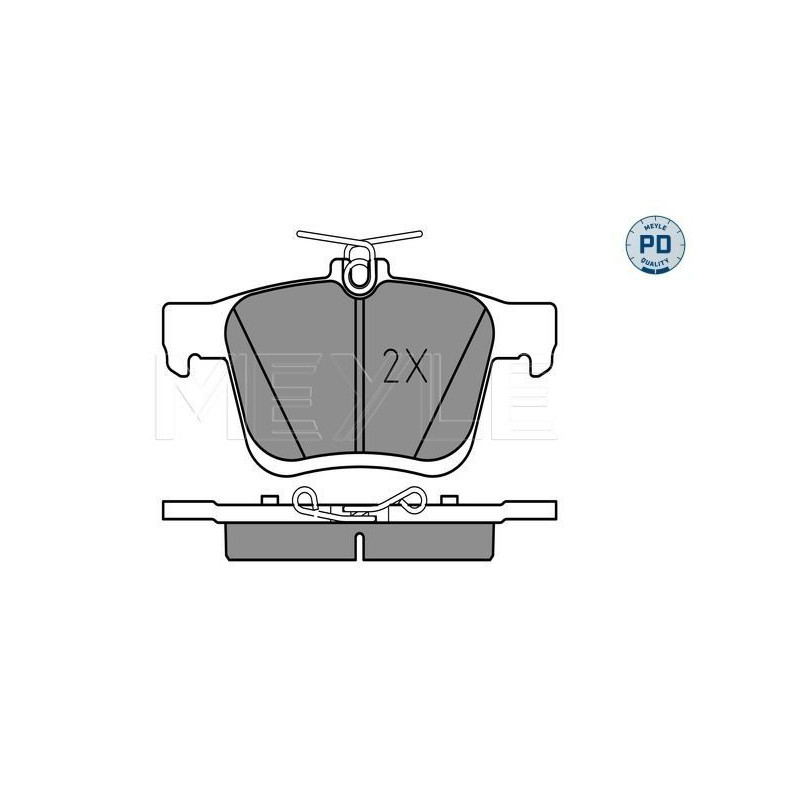 Pastiglie freno asse posteriore - MEYLE