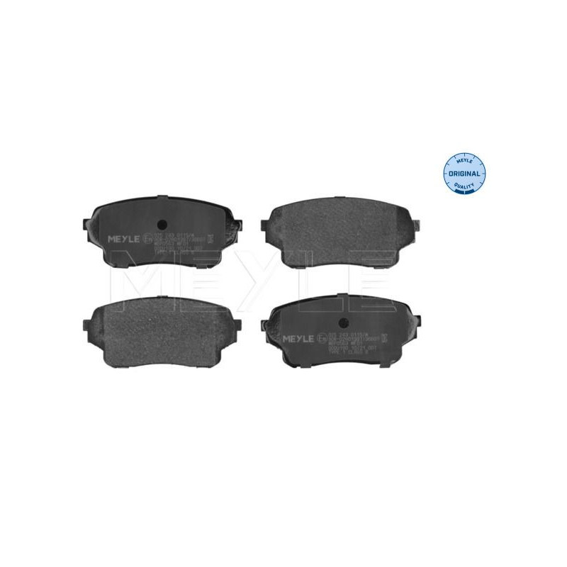 Pastiglie freno asse anteriore - MEYLE