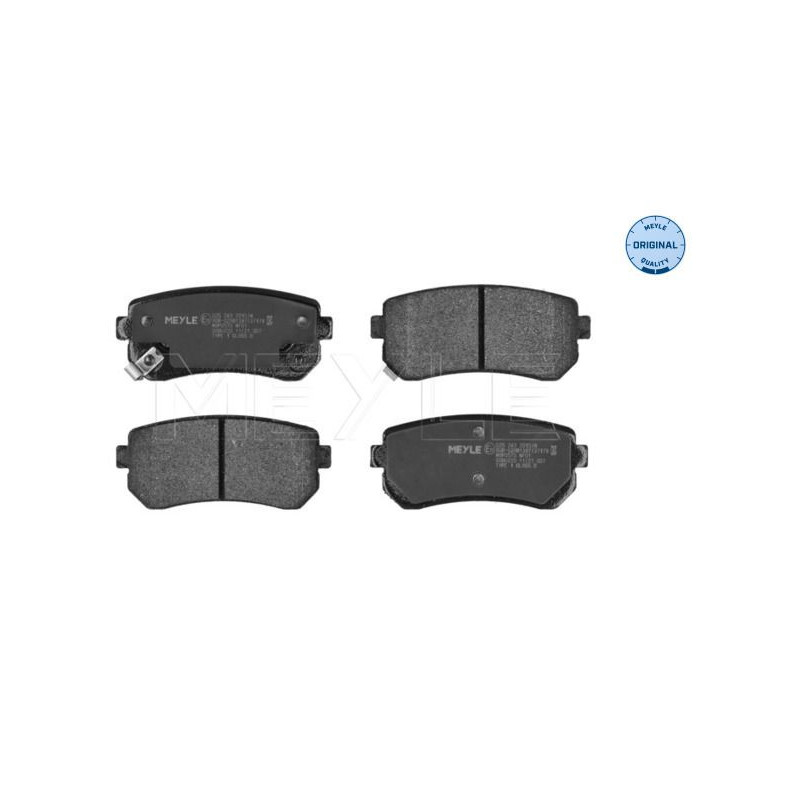 Pastiglie freno asse posteriore - MEYLE