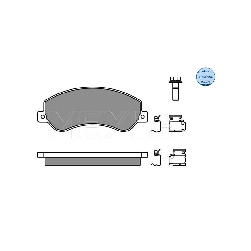 Pastiglie freno asse anteriore - MEYLE