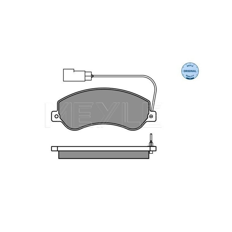 Pastiglie freno asse anteriore - MEYLE