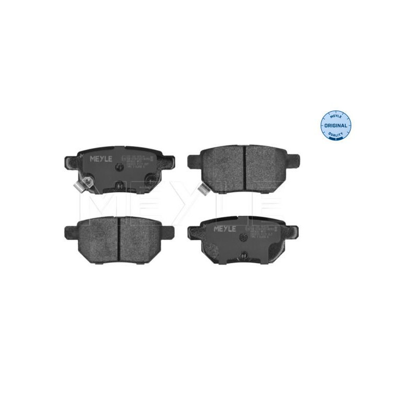 Pastiglie freno asse posteriore - MEYLE